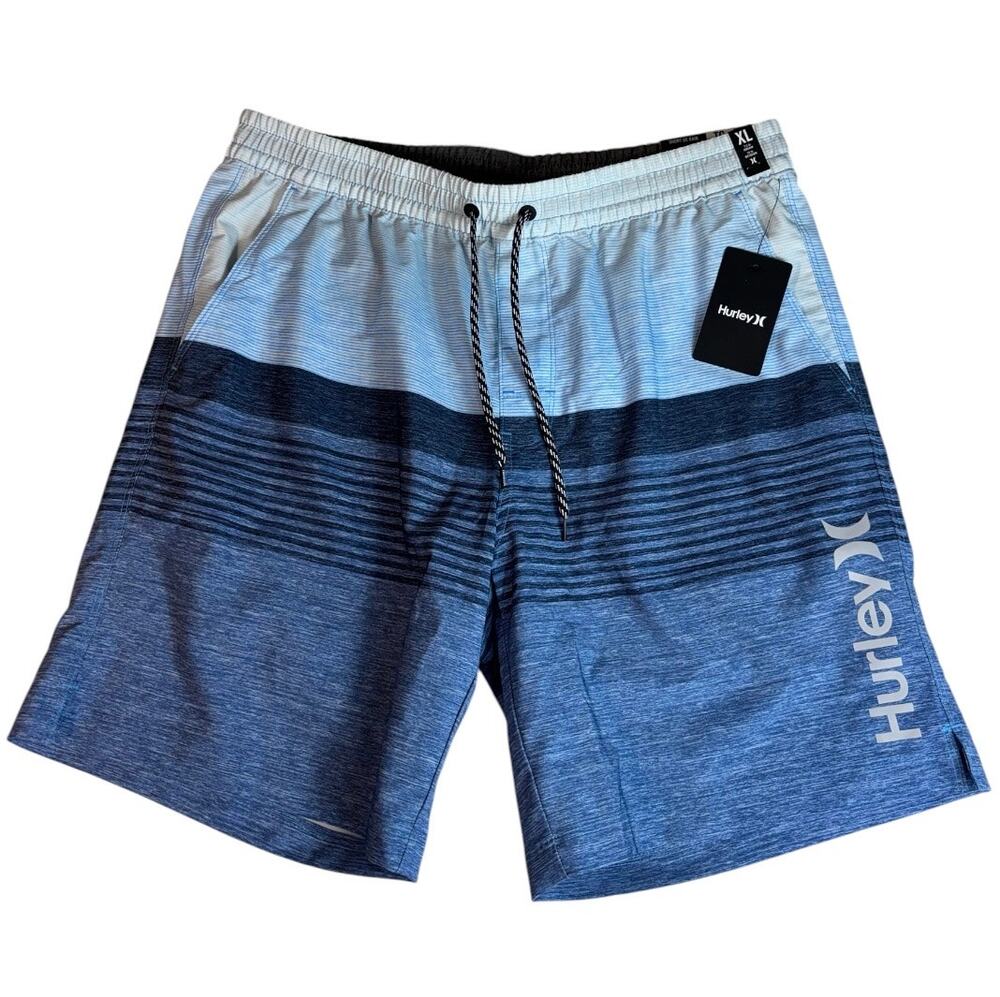 HURLEY EPIC OMBRÉ VOLLEY SWIM SHORTS BOARDSHORTS MESH LINER UPF 50+ SIZE XL NWT